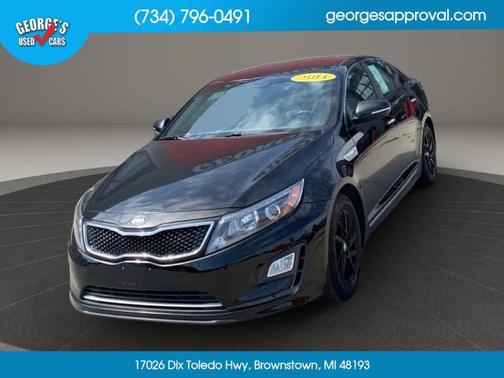 Black 2014 Kia Optima Hybrid LX