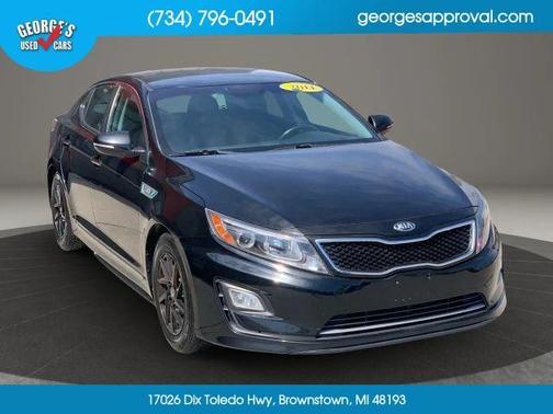 Black 2014 Kia Optima Hybrid LX
