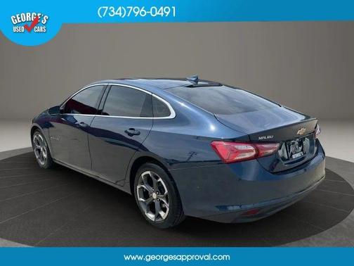 Blue 2022 Chevrolet Malibu LT