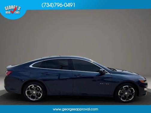 Blue 2022 Chevrolet Malibu LT