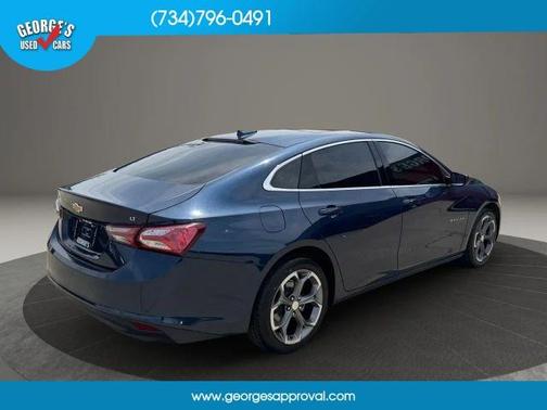 Blue 2022 Chevrolet Malibu LT
