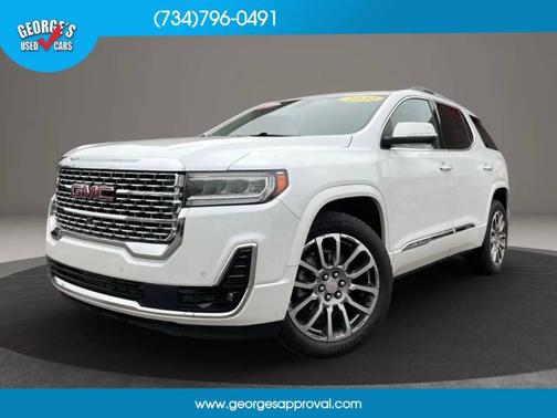 White 2022 GMC Acadia Denali