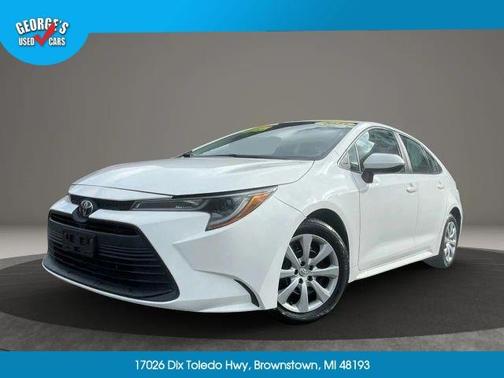 White 2023 Toyota Corolla LE