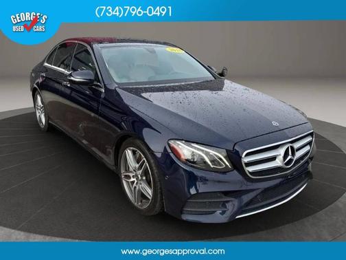 Blue 2018 Mercedes-Benz E-Class E 300