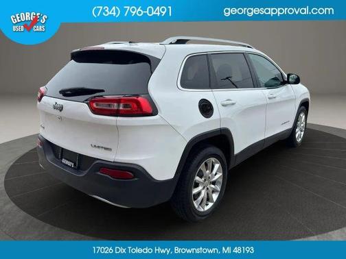White 2016 Jeep Cherokee Limited