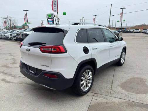 White 2016 Jeep Cherokee Limited