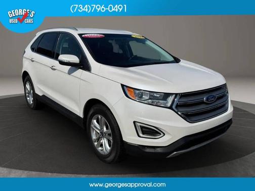 White 2016 Ford Edge Titanium