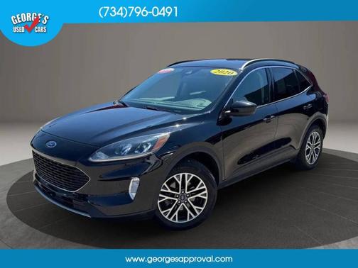 Black 2020 Ford Escape SEL
