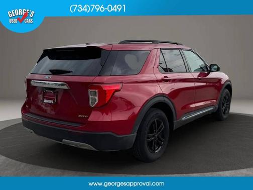 Red 2023 Ford Explorer XLT