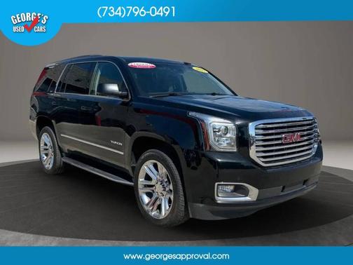 Black 2017 GMC Yukon SLT