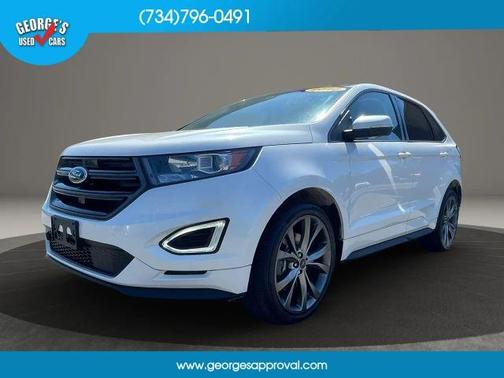 White 2016 Ford Edge Sport