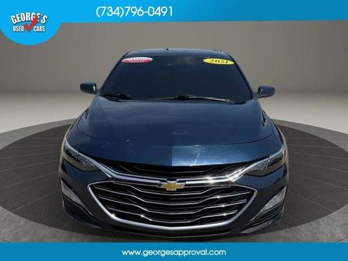 Blue 2021 Chevrolet Malibu LT