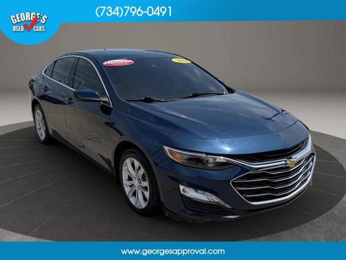 Blue 2021 Chevrolet Malibu LT