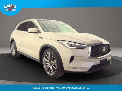 Majestic White 2022 INFINITI QX50 SENSORY