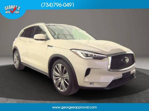 Majestic White 2022 INFINITI QX50 SENSORY