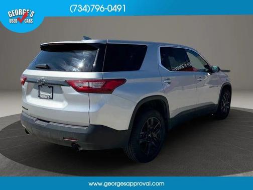 Silver 2021 Chevrolet Traverse LS