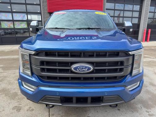 Blue 2022 Ford F-150 Lariat