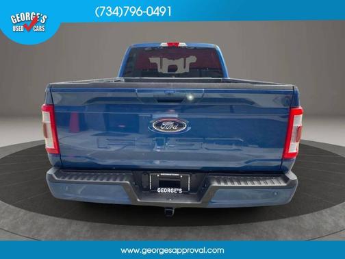 Blue 2022 Ford F-150 Lariat