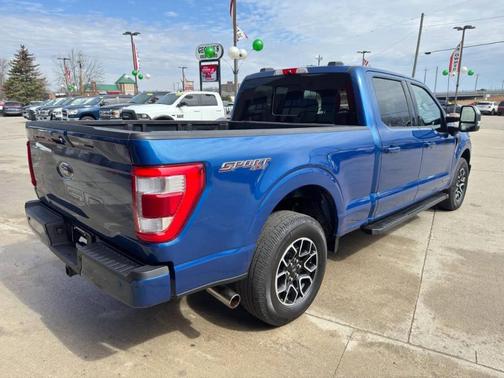 Blue 2022 Ford F-150 Lariat