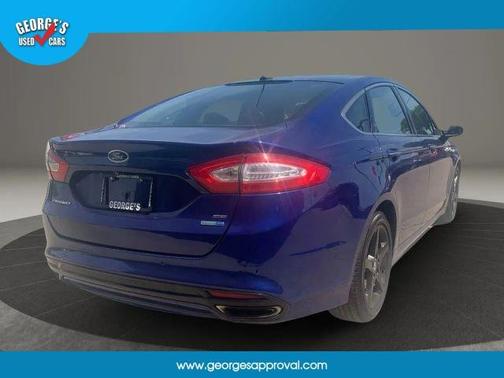 Blue 2015 Ford Fusion SE