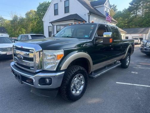 Forest Green Metallic/Pale Adobe Metallic 2012 Ford F-350 Lariat