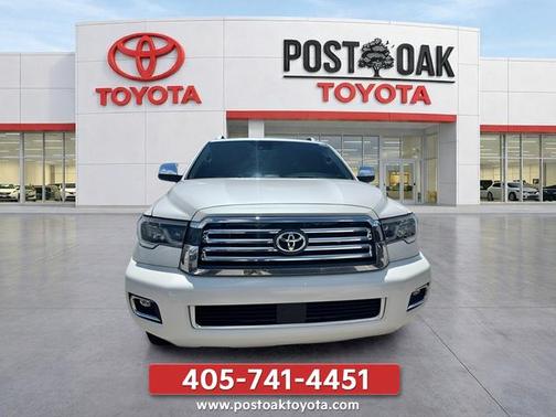 Blizzard Pearl 2018 Toyota Sequoia Platinum