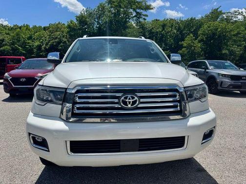 Blizzard Pearl 2018 Toyota Sequoia Platinum