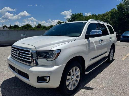 Blizzard Pearl 2018 Toyota Sequoia Platinum