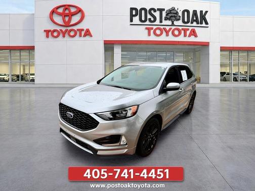 Iconic Silver Metallic 2024 Ford Edge ST Line