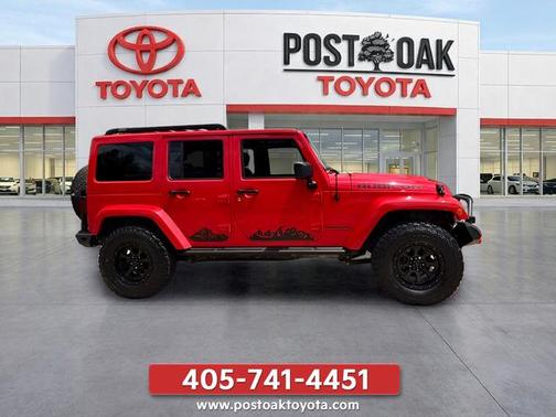 Flame Red Clearcoat 2014 Jeep Wrangler Unlimited Rubicon