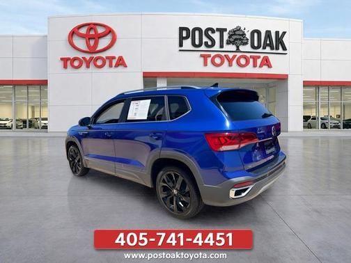 Blue 2024 Volkswagen Taos 1.5T SE