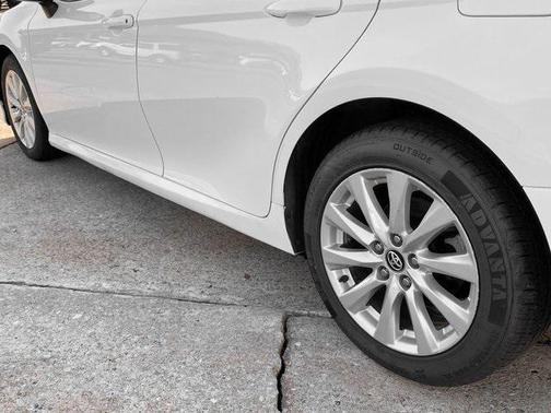 Super White 2020 Toyota Camry LE