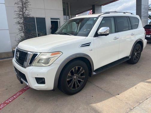 Pearl White 2018 Nissan Armada Platinum