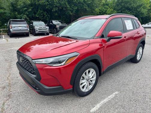 Barcelona Red Metallic 2022 Toyota Corolla Cross LE
