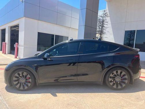 Solid Black 2021 Tesla Model Y Performance Dual Motor All-Wheel Drive