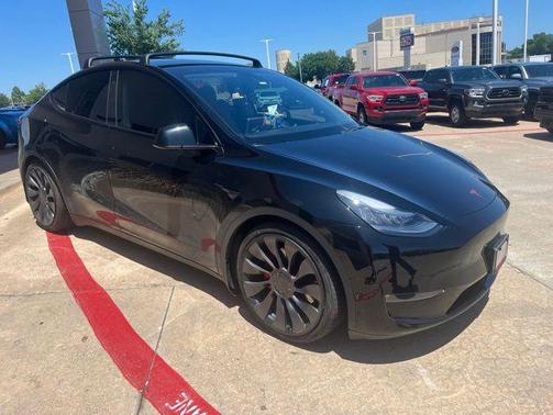 Solid Black 2021 Tesla Model Y Performance Dual Motor All-Wheel Drive