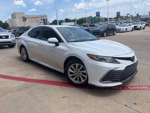 Super White 2021 Toyota Camry LE