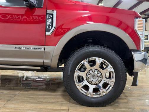 Red 2020 Ford F-250 King Ranch