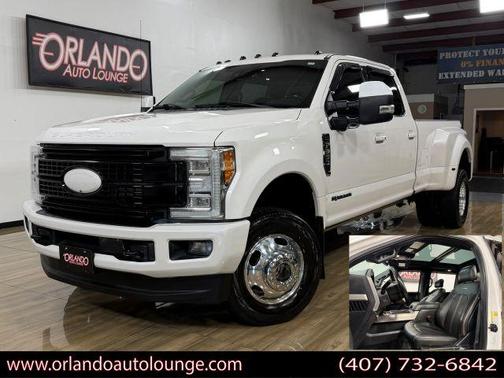 White 2017 Ford F-350 Platinum