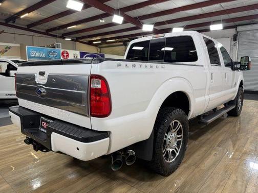 White 2013 Ford F-250 Platinum