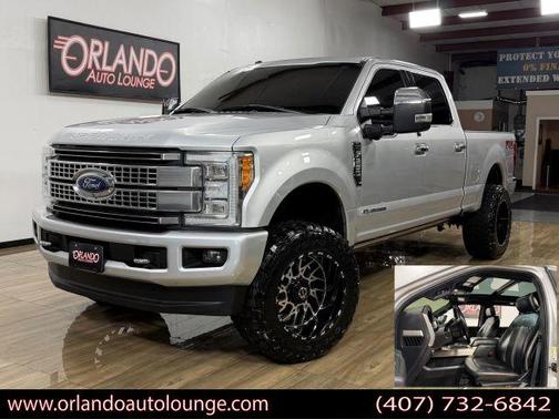 Silver 2018 Ford F-250 Platinum