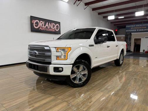 White 2015 Ford F-150 Platinum