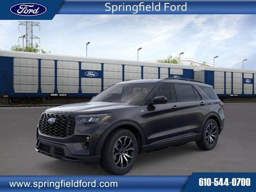 AGATE BLACK METALLIC 2026 Ford Explorer ST-Line