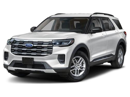SPACE WHITE METALLIC 2026 Ford Explorer Active