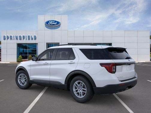 SPACE WHITE METALLIC 2026 Ford Explorer Active