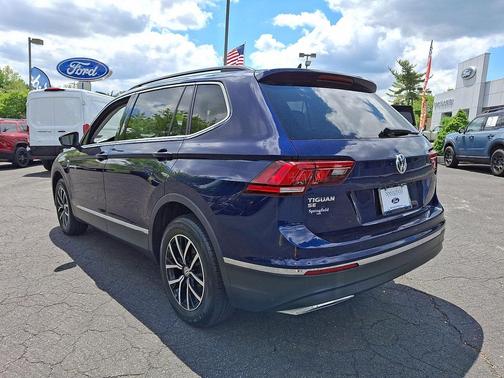 Atlantic Blue Metallic 2021 Volkswagen Tiguan 2.0T SE 4MOTION