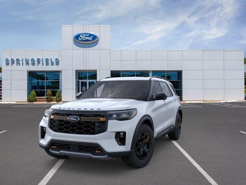 SPACE WHITE METALLIC 2026 Ford Explorer Tremor