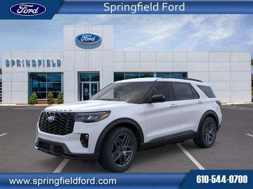 Space White Metallic 2026 Ford Explorer ST-Line