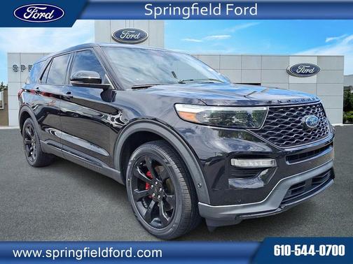 AGATE BLACK METALLIC 2022 Ford Explorer ST