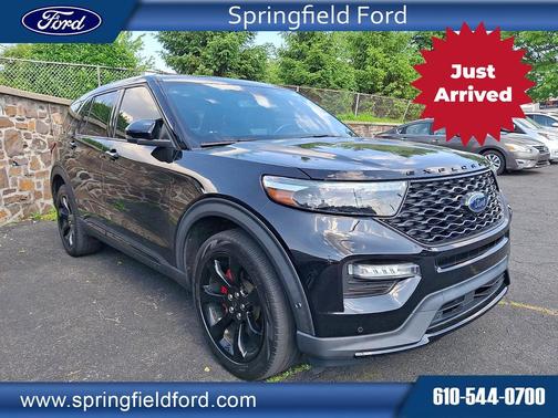 AGATE BLACK METALLIC 2022 Ford Explorer ST